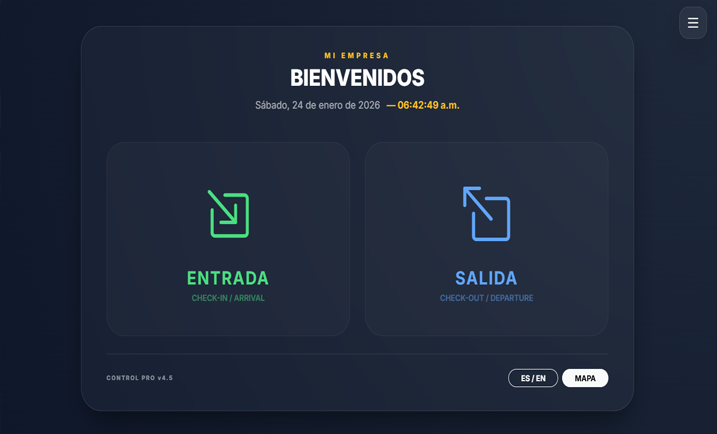 Panel de Control Yard Control Pro
